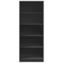 Armario de madera de ingeniería negro 80x50x200 cm de , Armarios roperos - Ref: Foro24-3307721, Precio: 166,18 €, Descuento: %