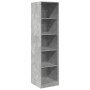 Armario de madera contrachapada gris hormigón 50x50x200 cm de , Armarios roperos - Ref: Foro24-3307714, Precio: 134,14 €, Des...