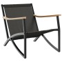 Juego de muebles de jardín con cojines 4 piezas acero negro de , Conjuntos de jardín - Ref: Foro24-4009305, Precio: 412,59 €,...
