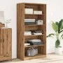 Armario de madera de ingeniería roble artesanal 100x50x200 cm de , Armarios roperos - Ref: Foro24-3307737, Precio: 180,93 €, ...