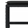 Set de comedor de jardín 9 pzas y cojines ratán sintético negro de , Conjuntos de jardín - Ref: Foro24-3210775, Precio: 345,3...