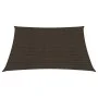 Toldo de vela HDPE marrón 160 g/m² 4x4 m de vidaXL, Sombrillas - Ref: Foro24-311771, Precio: 39,23 €, Descuento: %