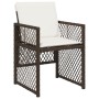 Set de muebles jardín 17 pzas y cojines ratán sintético marrón de , Conjuntos de jardín - Ref: Foro24-3210825, Precio: 923,68...
