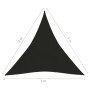 Toldo de vela HDPE negro 160 g/m² 3x3x3 m de vidaXL, Sombrillas - Ref: Foro24-311747, Precio: 21,01 €, Descuento: %