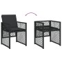 Set comedor de jardín con cojines 13 pzas ratán sintético negro de , Conjuntos de jardín - Ref: Foro24-3210763, Precio: 795,0...