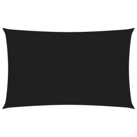 Toldo de vela negro HDPE 160 g/m² 2x4,5 m de vidaXL, Sombrillas - Ref: Foro24-311725, Precio: 28,18 €, Descuento: %