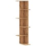 Estantería pared esquina madera roble artisan 36,5x36,5x140 cm de , Estantes y estanterías - Ref: Foro24-852635, Precio: 60,4...