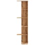 Estantería pared esquina madera roble artisan 36,5x36,5x140 cm de , Estantes y estanterías - Ref: Foro24-852635, Precio: 60,4...