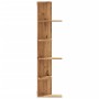 Estantería pared esquina madera roble artisan 36,5x36,5x140 cm de , Estantes y estanterías - Ref: Foro24-852635, Precio: 60,4...