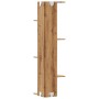 Estantería pared esquina madera roble artisan 36,5x36,5x140 cm de , Estantes y estanterías - Ref: Foro24-852635, Precio: 60,4...