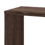 Estantería de pared de esquina madera marrón roble 45x45x147 cm de , Estantes y estanterías - Ref: Foro24-852642, Precio: 55,...