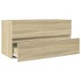 Armario lavabo madera contrachapada roble Sonoma 90x38,5x45 cm de , Muebles de baño - Ref: Foro24-849638, Precio: 50,53 €, De...
