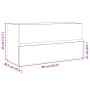Armario lavabo madera contrachapada roble Sonoma 90x38,5x45 cm de , Muebles de baño - Ref: Foro24-849638, Precio: 50,53 €, De...