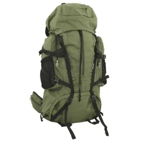 Mochila de senderismo tela oxford verde militar 60 l de , Mochilas - Ref: Foro24-4009965, Precio: 64,59 €, Descuento: %