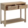 Mesa consola de madera maciza de acacia 82x33x73 cm en Mesas auxiliares | Comprar online en Foru.es