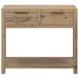 Mesa consola de madera maciza de acacia 82x33x73 cm en Mesas auxiliares | Comprar online en Foru.es