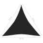 Toldo de vela negro HDPE 160 g/m² 4,5x4,5x4,5 m de vidaXL, Sombrillas - Ref: Foro24-311755, Precio: 26,75 €, Descuento: %