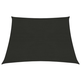 Toldo de vela HDPE negro 160 g/m² 3/4x2 m de vidaXL, Sombrillas - Ref: Foro24-311763, Precio: 19,92 €, Descuento: %