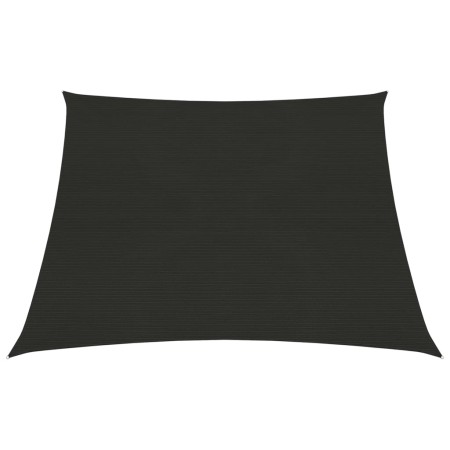 Toldo de vela HDPE negro 160 g/m² 3/4x2 m de vidaXL, Sombrillas - Ref: Foro24-311763, Precio: 19,92 €, Descuento: %
