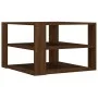 Mesa de centro madera ingeniería roble marrón 59,5x59,5x40 cm de , Mesas de centro - Ref: Foro24-834256, Precio: 38,25 €, Des...