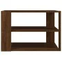 Mesa de centro madera ingeniería roble marrón 59,5x59,5x40 cm de , Mesas de centro - Ref: Foro24-834256, Precio: 38,25 €, Des...