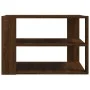 Mesa de centro madera ingeniería roble marrón 59,5x59,5x40 cm de , Mesas de centro - Ref: Foro24-834256, Precio: 38,25 €, Des...