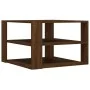 Mesa de centro madera ingeniería roble marrón 59,5x59,5x40 cm de , Mesas de centro - Ref: Foro24-834256, Precio: 38,25 €, Des...