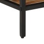 Mesa de centro de madera maciza de mango rugosa 45x45x35 cm de , Mesas de centro - Ref: Foro24-374067, Precio: 73,12 €, Descu...