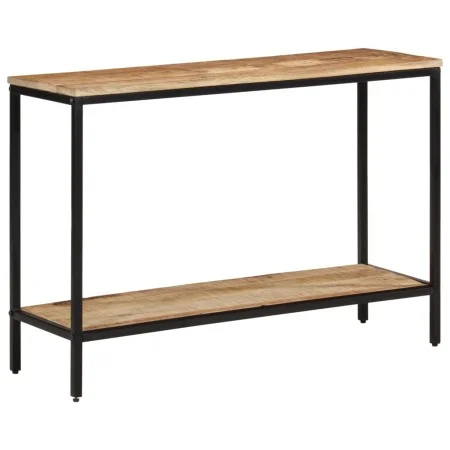 Solid rough mango wood console table 100x35x70 cm by , Side tables - Ref: Foro24-374071, Price: 103,43 €, Discount: %