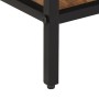 Mesa consola madera maciza de mango rugosa 100x35x70 cm de , Mesas auxiliares - Ref: Foro24-374071, Precio: 105,19 €, Descuen...