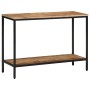 Mesa consola madera maciza de mango rugosa 100x35x70 cm de , Mesas auxiliares - Ref: Foro24-374071, Precio: 105,19 €, Descuen...