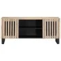 Mueble de TV madera maciza de mango blanco 105x34x46 cm de , Almacenamiento para CD y DVD - Ref: Foro24-377439, Precio: 86,87...