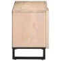 Mueble de TV madera maciza de mango blanco 105x34x46 cm de , Almacenamiento para CD y DVD - Ref: Foro24-377439, Precio: 86,87...