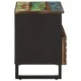 Mueble de TV madera maciza de acacia 70x34x46 cm de , Almacenamiento para CD y DVD - Ref: Foro24-377445, Precio: 66,55 €, Des...