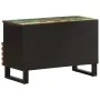 Mueble de TV madera maciza de acacia 70x34x46 cm de , Almacenamiento para CD y DVD - Ref: Foro24-377445, Precio: 66,55 €, Des...