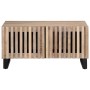Mesa de centro de madera maciza de mango blanca 80x51x40 cm de , Mesas de centro - Ref: Foro24-377464, Precio: 86,42 €, Descu...