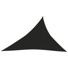 Toldo de vela negro HDPE 160 g/m² 4x5x6,8 m de vidaXL, Sombrillas - Ref: Foro24-311761, Precio: 37,90 €, Descuento: %