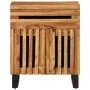 Solid mango wood bedside table in brown, measuring 50x34x60 cm. by , Nightstands - Ref: Foro24-377493, Price: 69,03 €, Discou...
