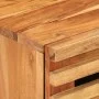 Solid mango wood bedside table in brown, measuring 50x34x60 cm. by , Nightstands - Ref: Foro24-377493, Price: 69,03 €, Discou...