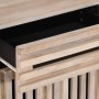 Mesita de noche de madera maciza de mango rugosa 50x34x60 cm de , Mesitas de noche - Ref: Foro24-377491, Precio: 60,51 €, Des...