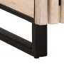 Mesita de noche de madera maciza de mango rugosa 50x34x60 cm de , Mesitas de noche - Ref: Foro24-377491, Precio: 60,51 €, Des...