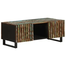 Mesa de centro de madera maciza de acacia 100x55x40 cm de , Mesas de centro - Ref: Foro24-377500, Precio: 109,00 €, Descuento: %