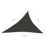Toldo de vela negro HDPE 160 g/m² 4x5x6,8 m de vidaXL, Sombrillas - Ref: Foro24-311761, Precio: 37,90 €, Descuento: %