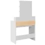 Tocador con luces LED blanco 80x41x144,5 cm de , Tocadores para dormitorios - Ref: Foro24-848178, Precio: 127,03 €, Descuento: %
