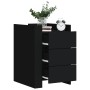 Mesita de noche madera de ingeniería negro 45x50x65 cm de , Mesitas de noche - Ref: Foro24-848305, Precio: 91,73 €, Descuento: %