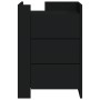 Mesita de noche madera de ingeniería negro 45x50x65 cm de , Mesitas de noche - Ref: Foro24-848305, Precio: 91,73 €, Descuento: %