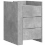Mesita de noche madera de ingeniería gris hormigón 45x50x65 cm de , Mesitas de noche - Ref: Foro24-848307, Precio: 89,87 €, D...