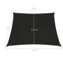 Toldo de vela negro HDPE 160 g/m² 3/4x3 m de vidaXL, Sombrillas - Ref: Foro24-311764, Precio: 32,90 €, Descuento: %