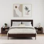 Wall-mounted bedside tables 2 units brown oak color 45x30x35 cm by , Nightstands - Ref: Foro24-848324, Price: 77,29 €, Discou...