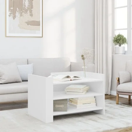 Mesa de centro madera de ingeniería blanca 80x50x50 cm de , Mesas de centro - Ref: Foro24-848339, Precio: 61,71 €, Descuento: %